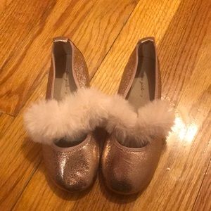 Gold kids Zara girls shoes